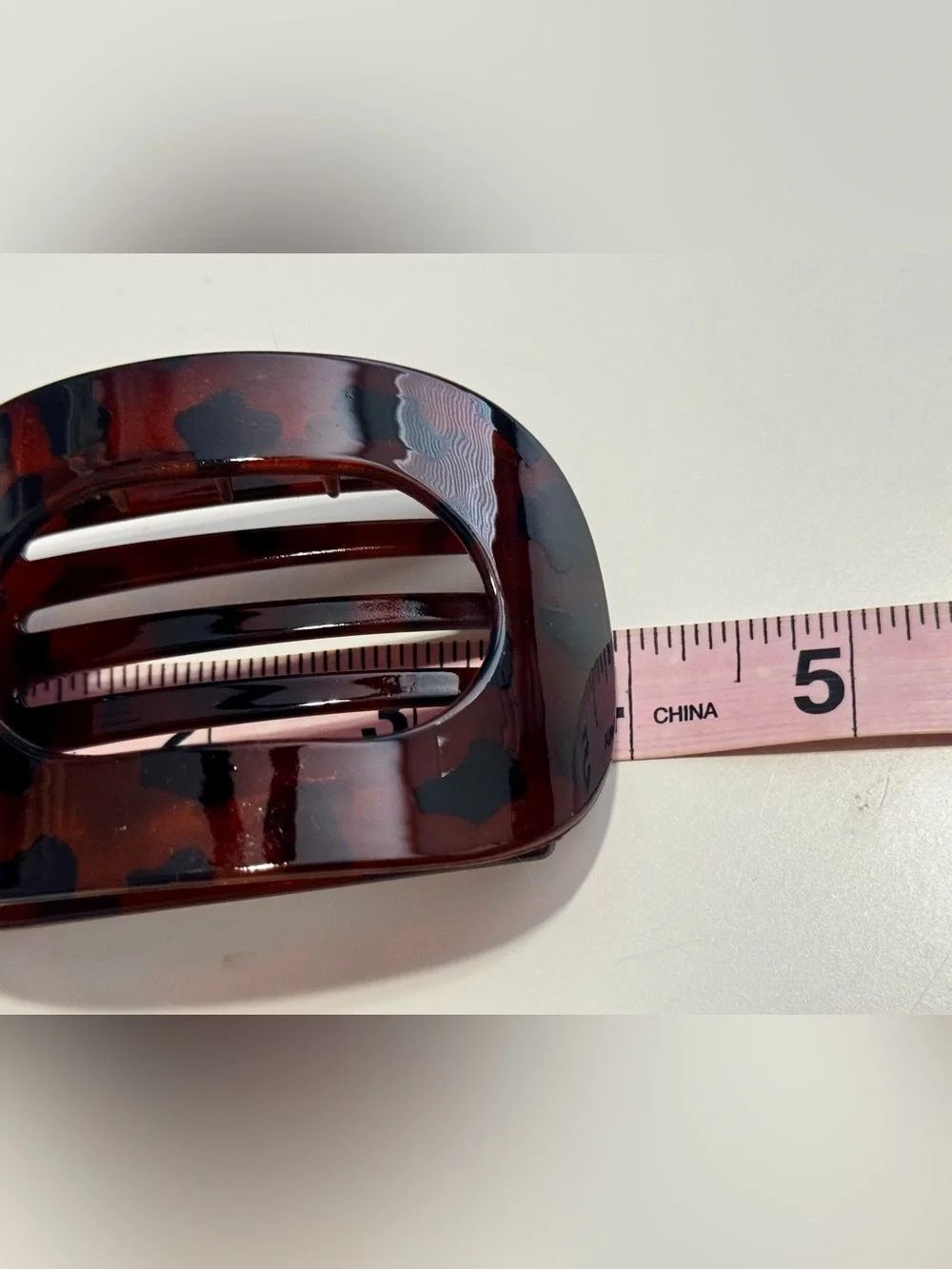 Tortoiseshell Hair Claw Clip - Classic Brown